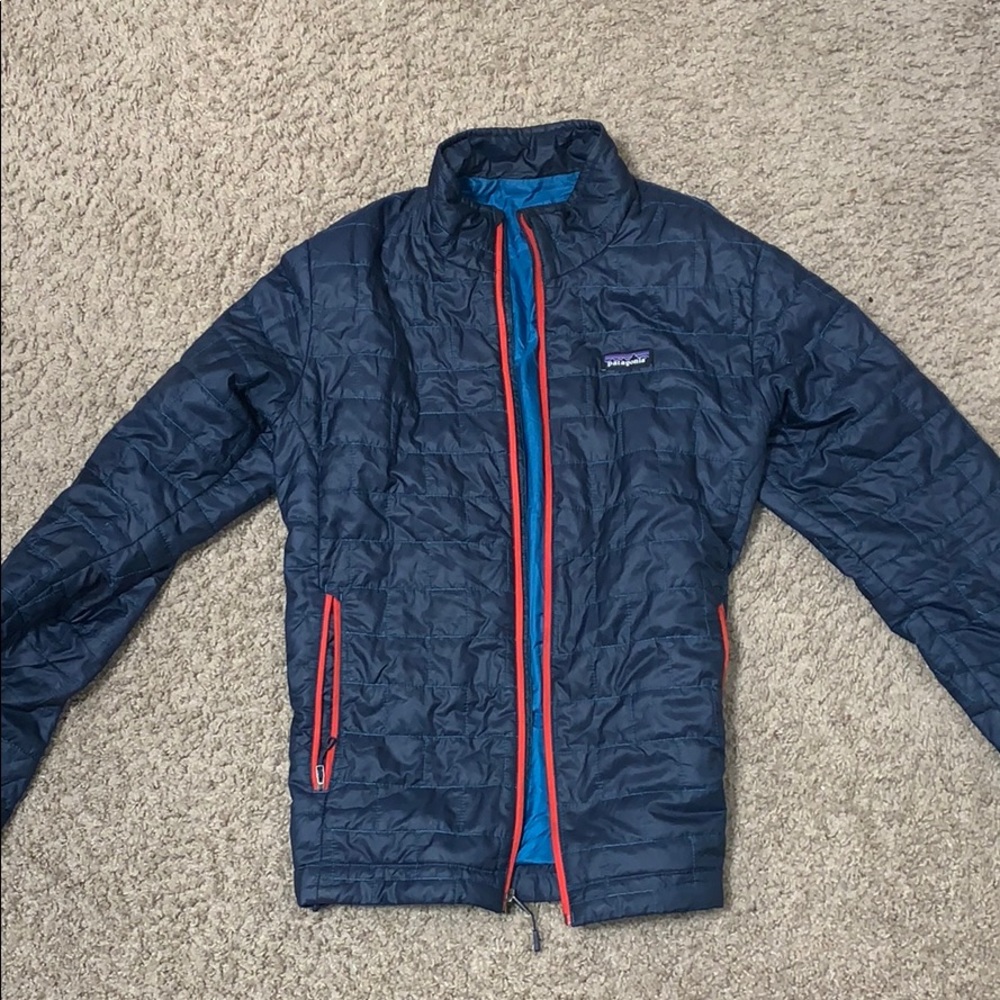 Patagonia 84211 M's Nano Puff Jacket, Navy Blue